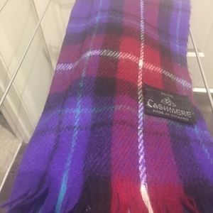 English 100% cashmere scarf